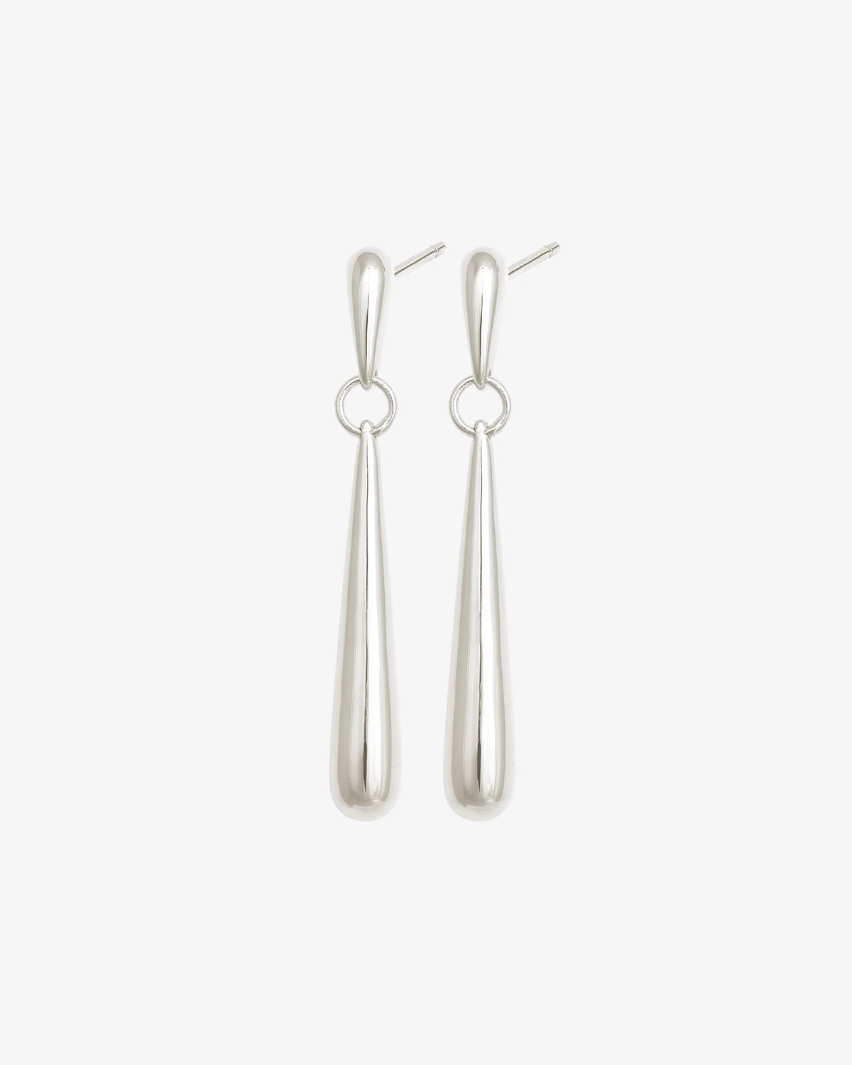 Temple Of The Sun - Stilla Earrings - Silver
