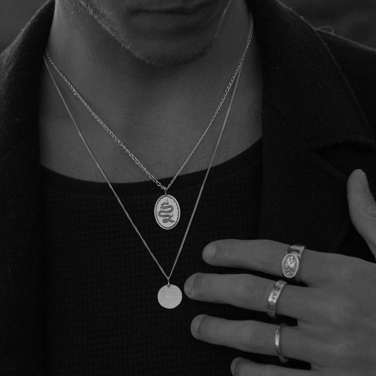 Sue The Boy - Circle Pendant
