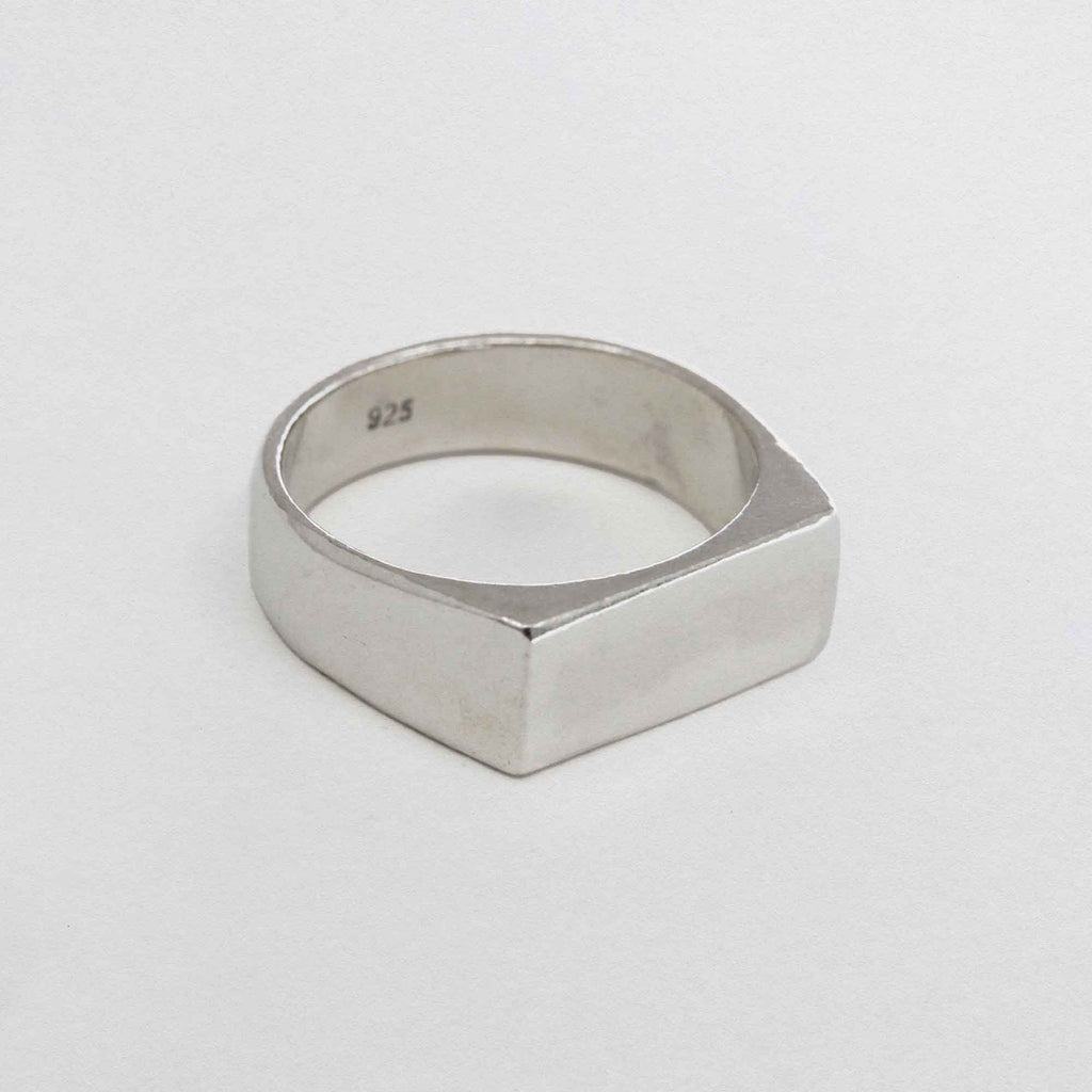 Sue The Boy - Wide Rectangle Signet Ring