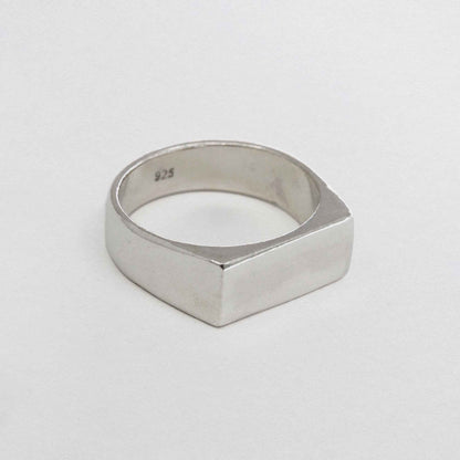 Sue The Boy - Wide Rectangle Signet Ring