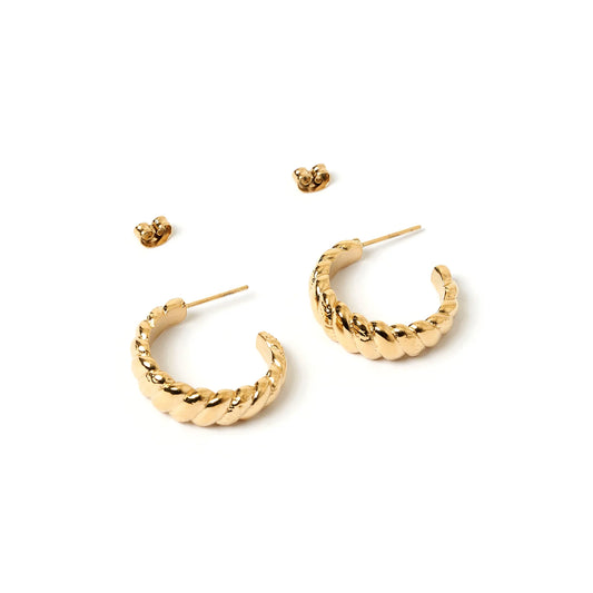 Arms Of Eve - Tilly Hoop Earrings - Gold