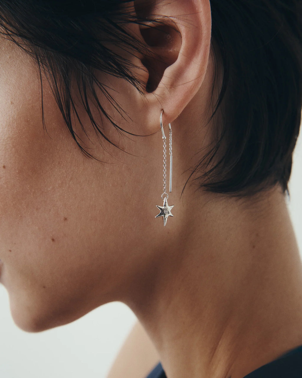 Temple Of The Sun - Electra Earrings - Silver