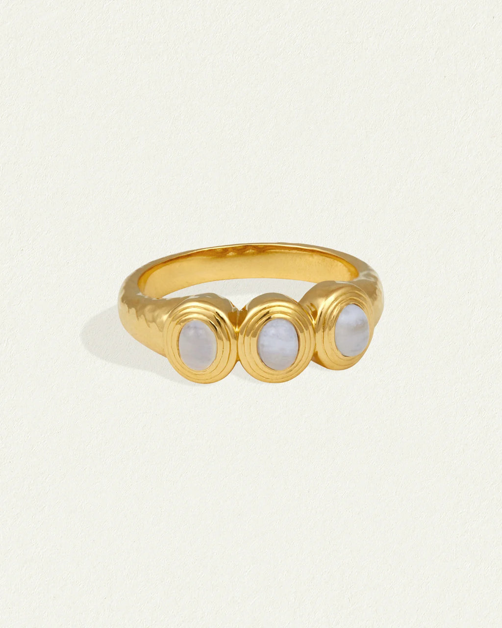 Temple of the Sun - Talis Trilogy Ring Gold