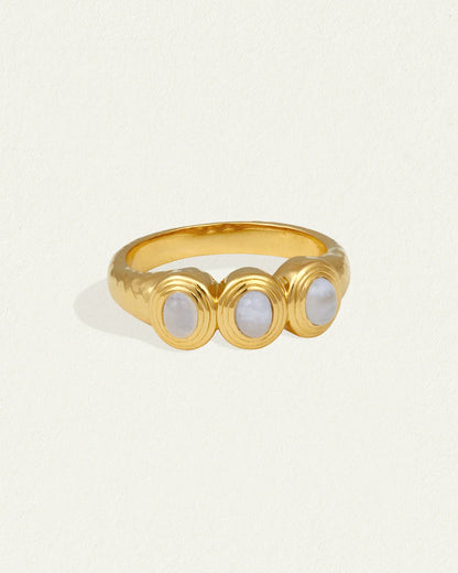 Temple of the Sun - Talis Trilogy Ring Gold