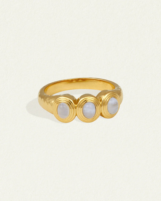 Temple of the Sun - Talis Trilogy Ring Gold