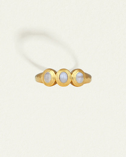 Temple of the Sun - Talis Trilogy Ring Gold