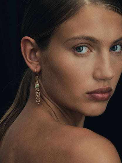 Temple Of The Sun - Talis Earrings Gold
