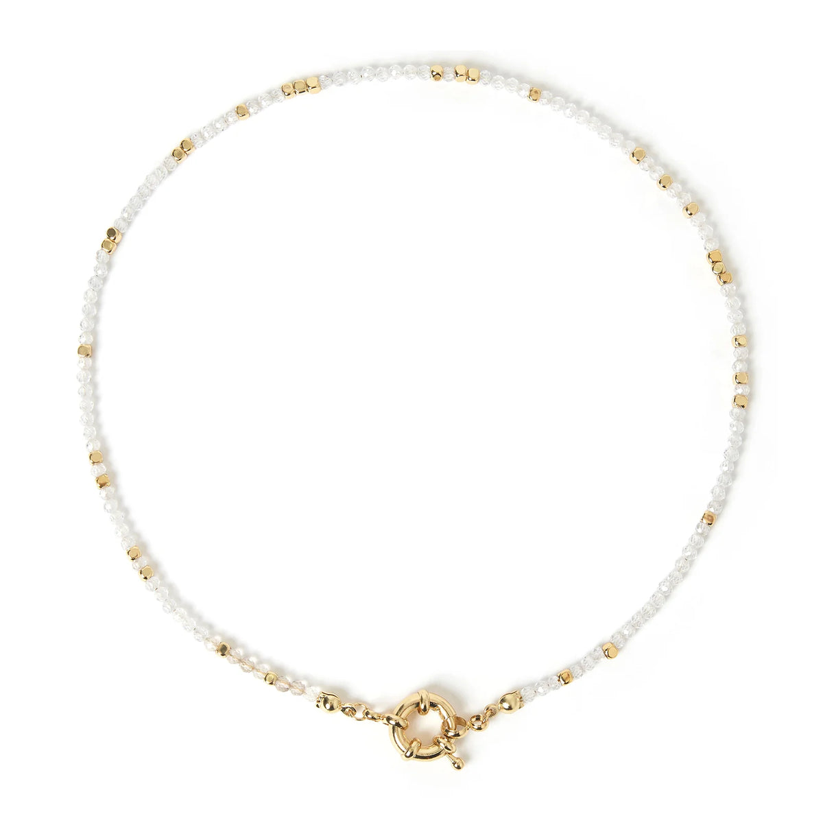 Arms Of Eve - Vienna Gemstone Necklace - Clear Quartz
