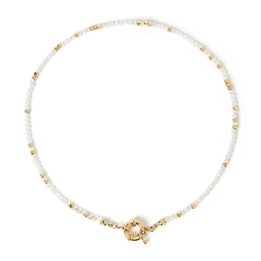 Arms Of Eve - Vienna Gemstone Necklace - Clear Quartz