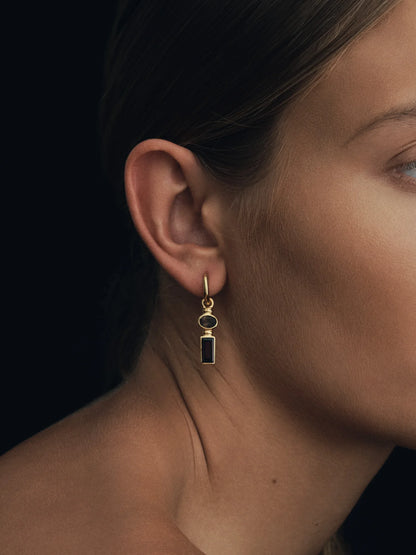 Temple Of The Sun - Vino Earrings Gold