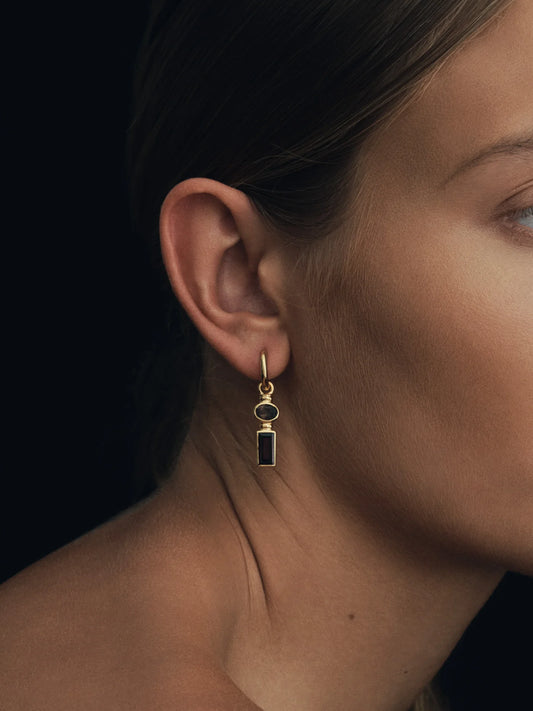 Temple Of The Sun - Vino Earrings Gold