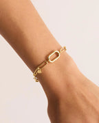 By Charlotte - With Love Annex Link Bracelet - Gold