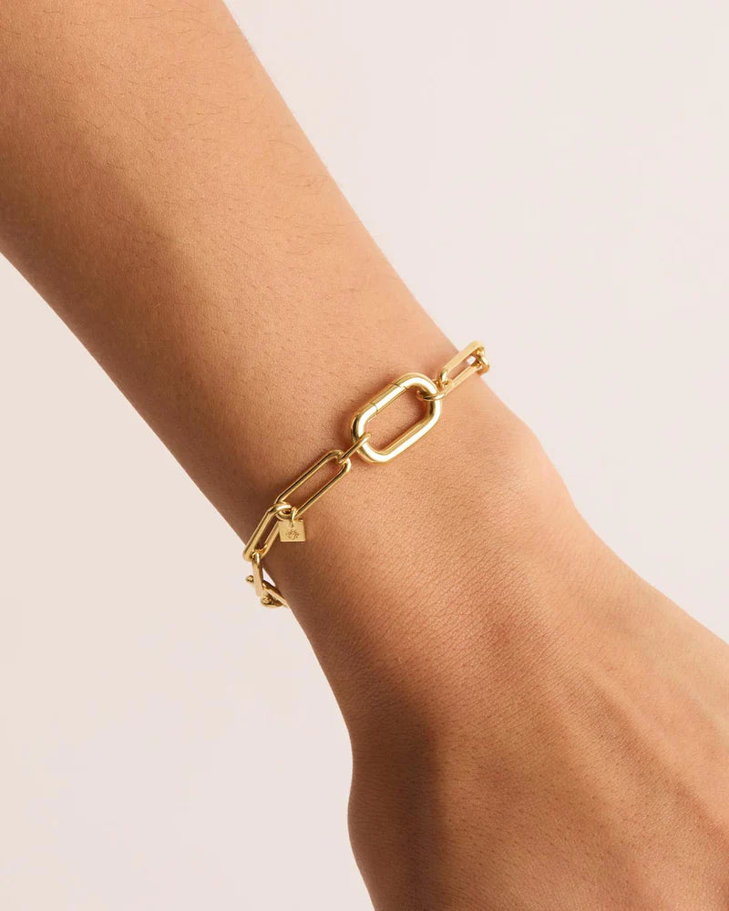 By Charlotte - With Love Annex Link Bracelet - Gold
