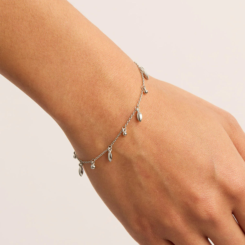 By Charlotte - Live In Grace Bracelet - Silver