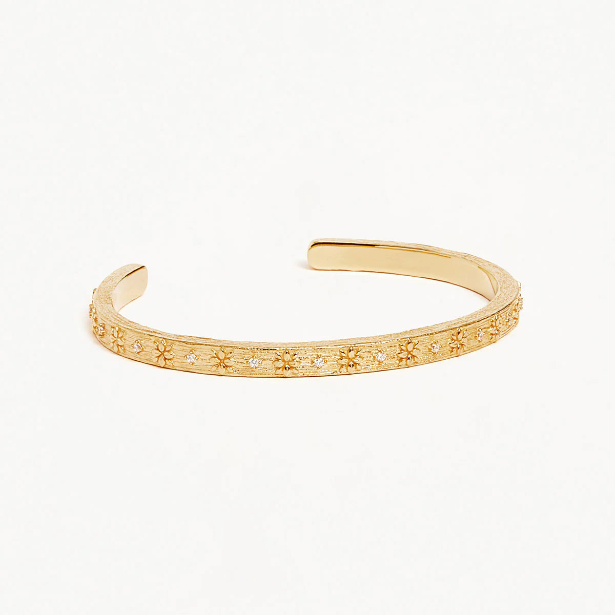 By Charlotte - Live In Grace Cuff - Gold