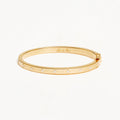 By Charlotte - Live In Love Hinged Bracelet - Gold