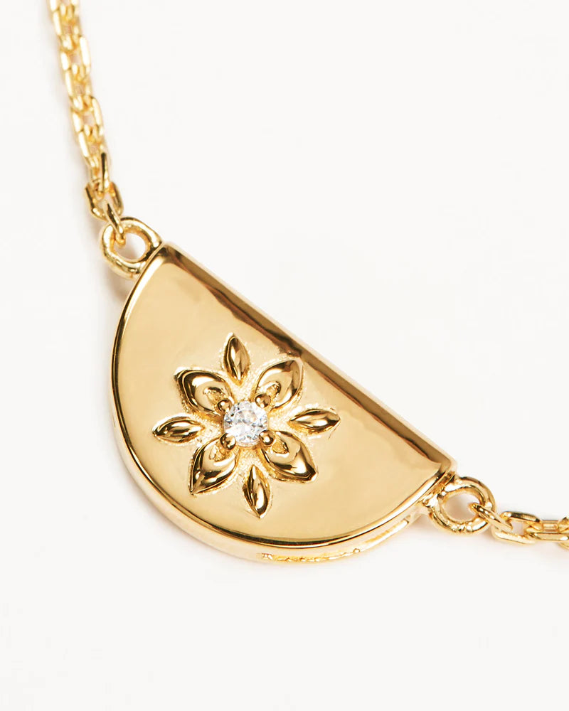 By Charlotte - Lotus Bracelet - Gold