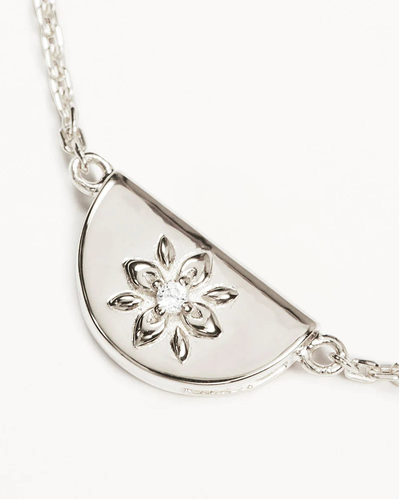 By Charlotte - Lotus Bracelet - Silver