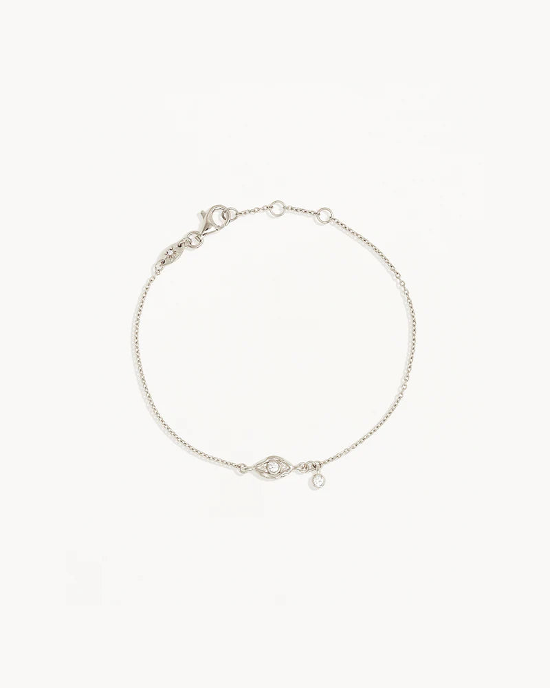 By Charlotte - I Am Protected Bracelet - Silver