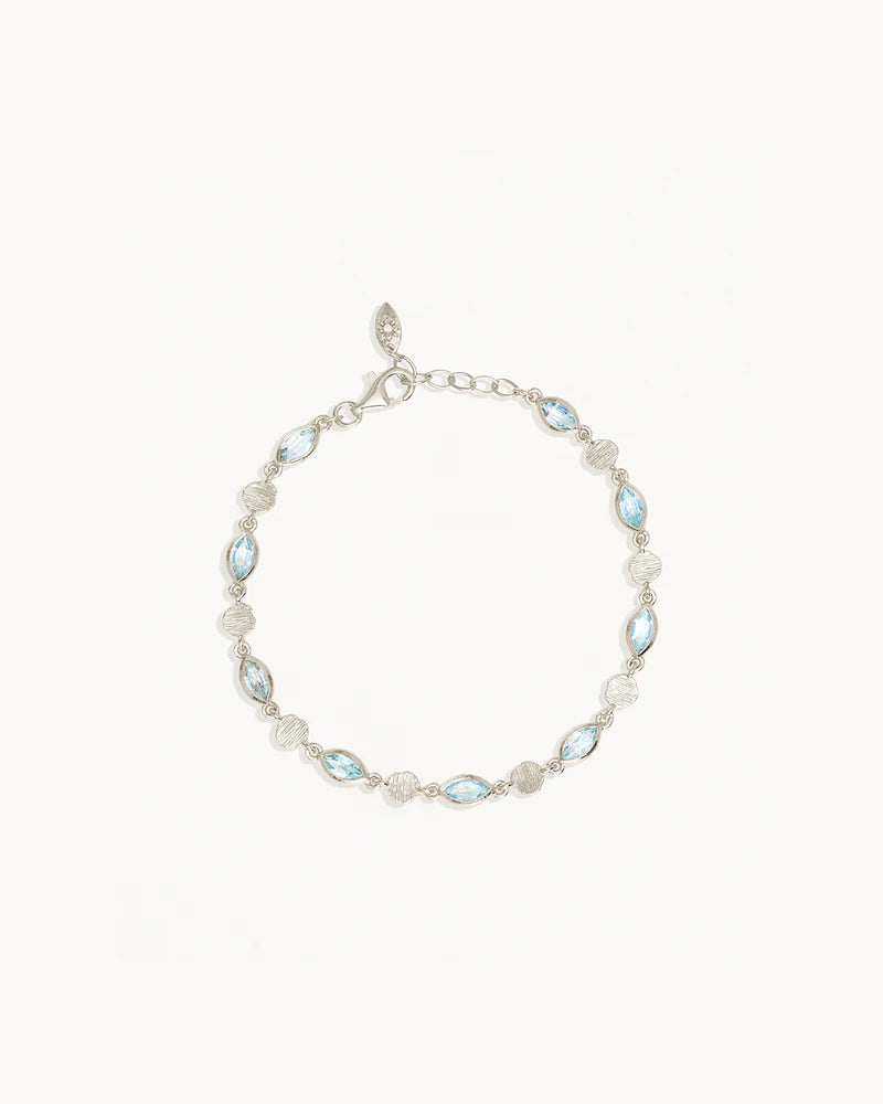 By Charlotte - Magic of Eye Bracelet - Sterling Silver