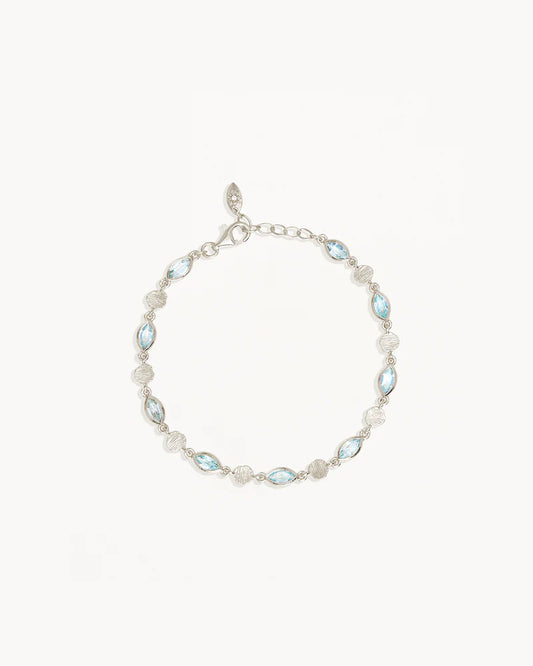 By Charlotte - Magic of Eye Bracelet - Sterling Silver