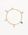 By Charlotte - Wanderlust Charm Bracelet - Gold