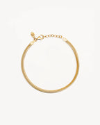 By Charlotte - Herringbone Chain Bracelet - Gold