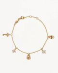 By Charlotte - Love Unlocked Charm Bracelet - Gold