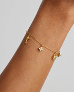 By Charlotte - Love Unlocked Charm Bracelet - Gold