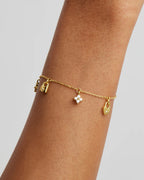 By Charlotte - Love Unlocked Charm Bracelet - Gold