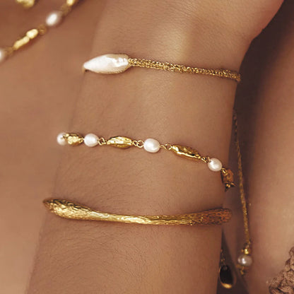 Arms Of Eve - Mimi Pearl Bracelet - Gold