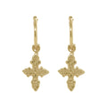 Cleopatra's Bling - Trefoil Earrings - Gold