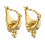 Cleopatra's Bling - Tantour Hoop Earrings - 18K Gold Plated