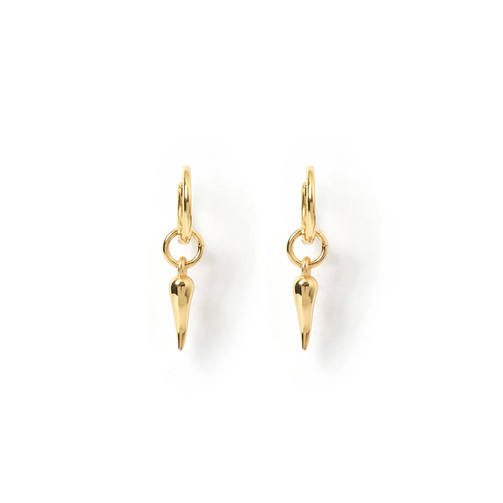 Arms Of Eve - Cornicello Gold Charm Earrings (Pair)