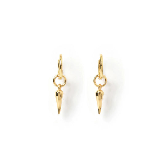 Arms Of Eve - Cornicello Gold Charm Earrings (Pair)