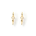 Arms Of Eve - Cornicello Gold Charm Earrings Small (Pair) - Gold