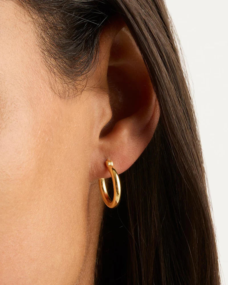 By Charlotte - Sunrise Hoops Small - Gold