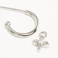 By Charlotte - Live In Light Hoops - Silver