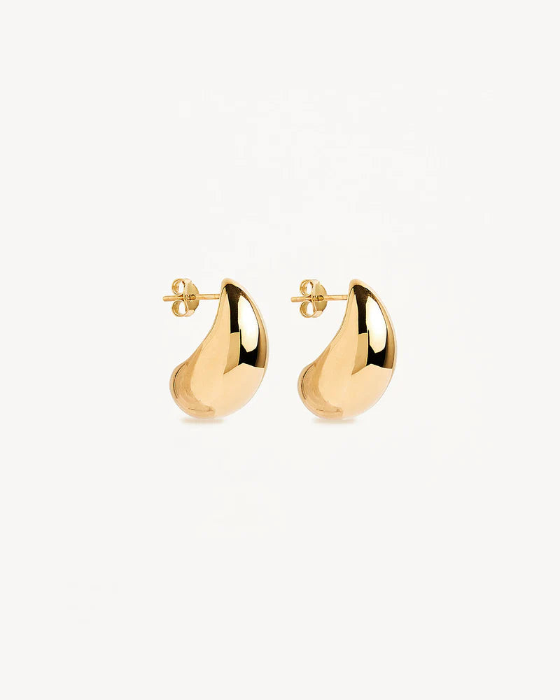 By Charlotte - Made of Magic Earrings Large -Gold