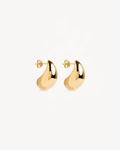 By Charlotte - Made of Magic Earrings Large -Gold