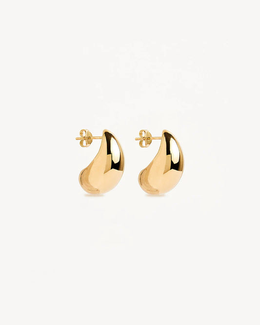 By Charlotte - Made of Magic Earrings Large -Gold