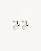 By Charlotte - Made of Magic Earrings Large -Silver