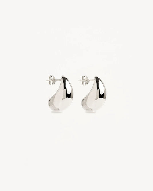 By Charlotte - Made of Magic Earrings Large -Silver