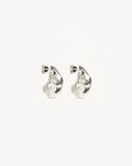 By Charlotte - Wild Heart Large Earrings - Silver