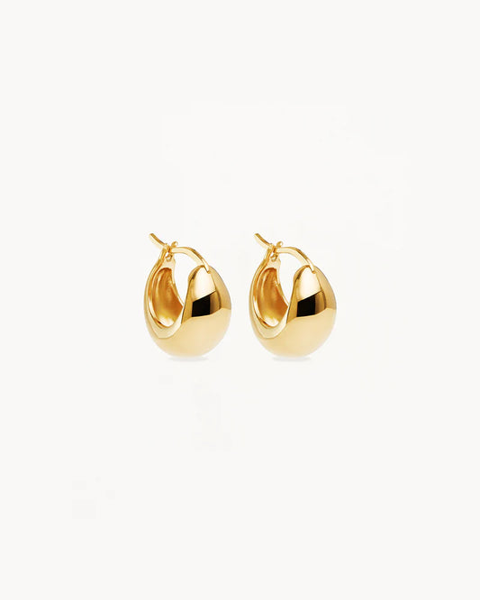 By Charlotte - Sunkissed Small Hoops - Gold