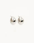By Charlotte - Sunkissed Small Hoops - Silver