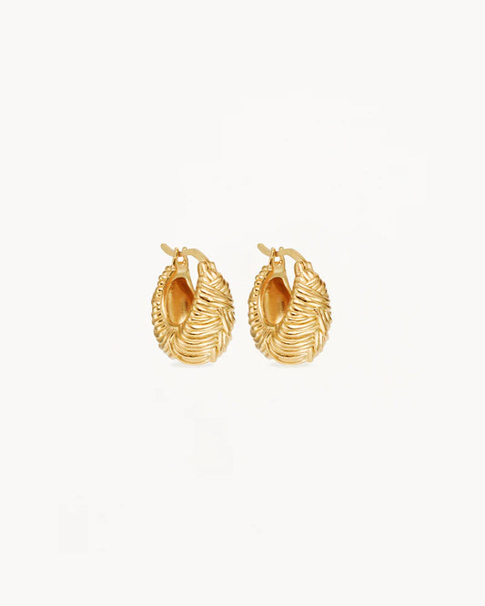 By Charlotte - Entwined Hoops - Gold