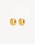 By Charlotte - Bold Huggie Hoops -Gold