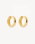By Charlotte - Bold Large Hoops -Gold