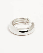 By Charlotte - Bold Large Hoops- Silver